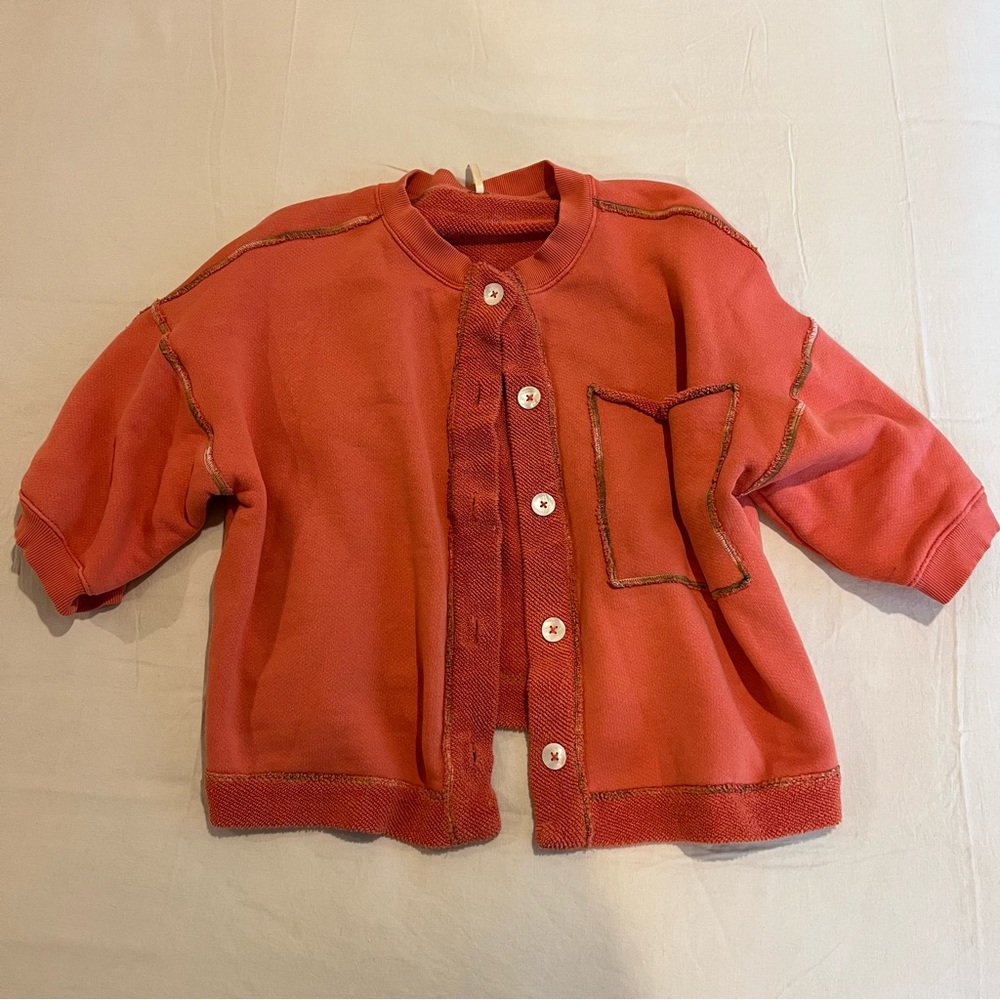 Free People Matilda Sweatshirt Cardigan